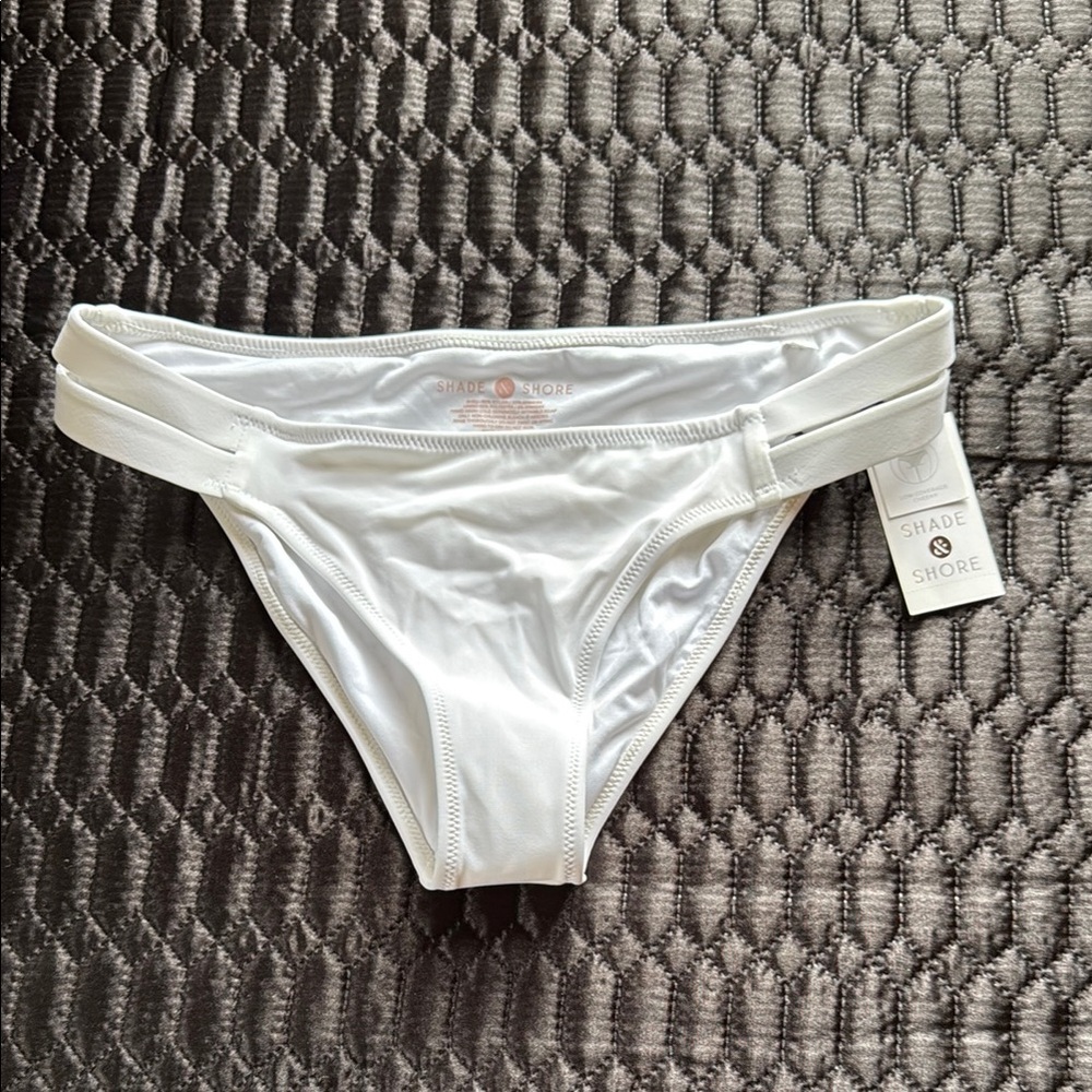 Shade & Shore Classic White Bikini Bottom
